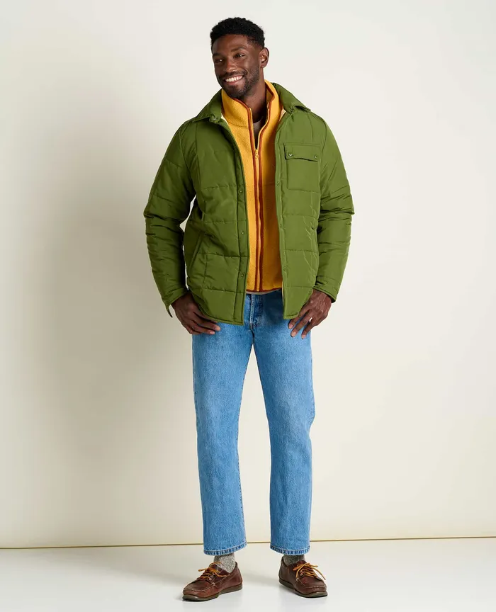 Men8217s Jackets and Layers ToadandCo Spruce Wood Shirt Jacket Chive