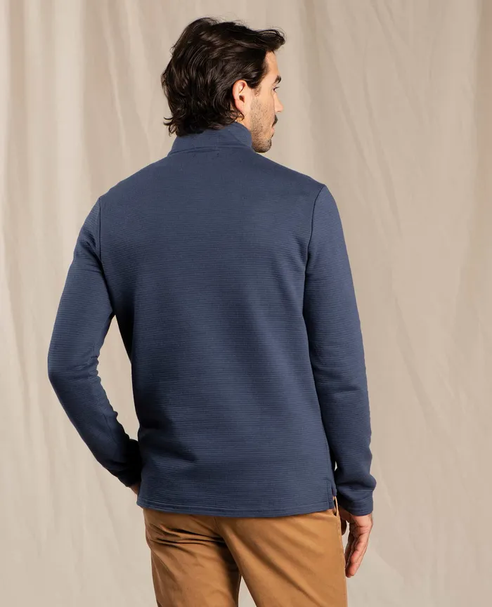 Men8217s ToadandCo Moonwake 14 Zip Pullover True Navy Jackets and Layers