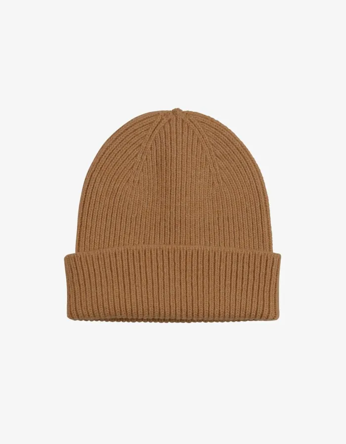 Men Beanies Colorful Standard Merino Wool Beanie Sahara Camel