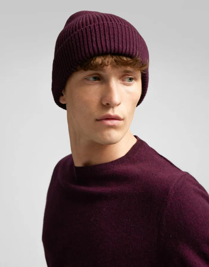 Men Beanies Colorful Standard Merino Wool Beanie Sahara Camel