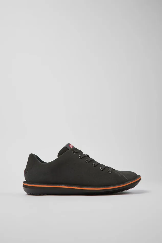 Men Beetle Dark Gray Nubuck Shoes Camper Casual Shoes Men Beetle Dark Gray Nubuck Shoes Camper Casual Shoes