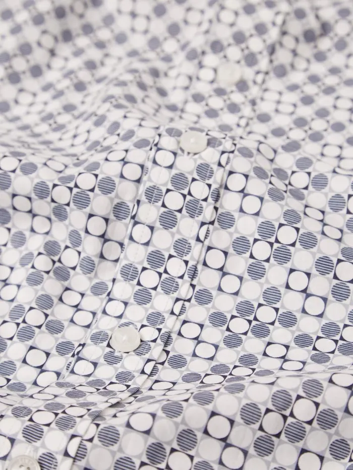 Men Ben Sherman Archive Print Shirts Mod Geo Print ShortSleeve Shirt 8211 Light Blue Men Ben Sherman Archive Print Shirts Mod Geo Print ShortSleeve Shirt 8211 Light Blue