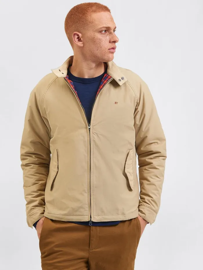 Men Ben Sherman Harrington Jackets The Original Quilted Harrington Jacket 8211 Sand