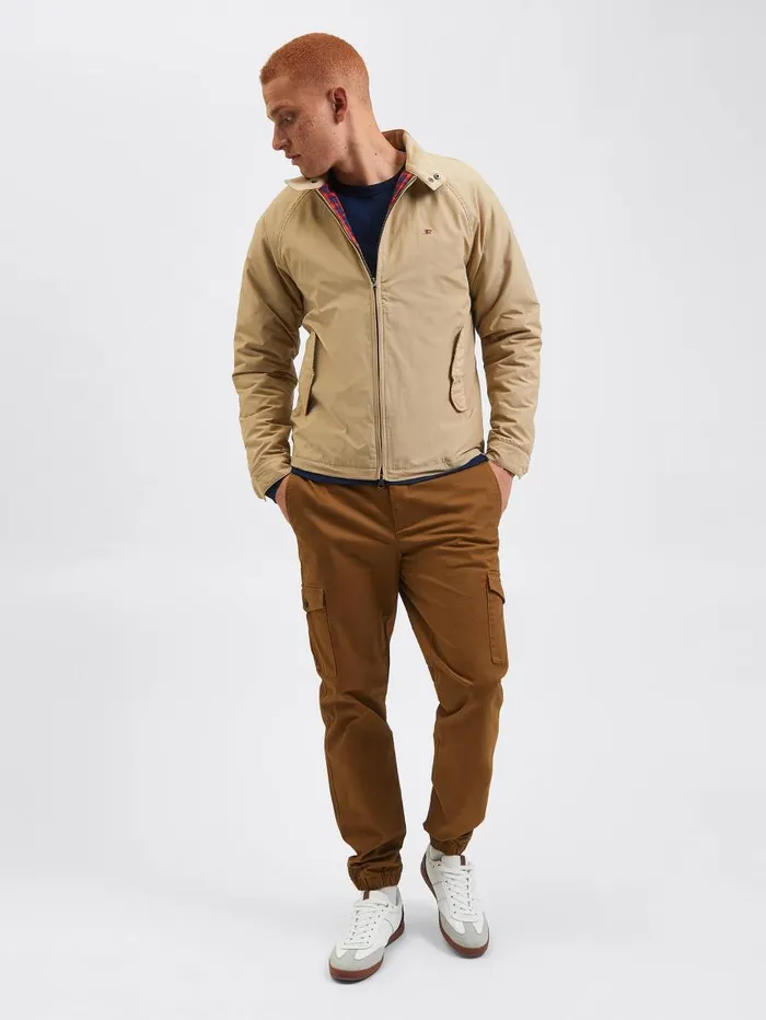 Men Ben Sherman Harrington Jackets The Original Quilted Harrington Jacket 8211 Sand