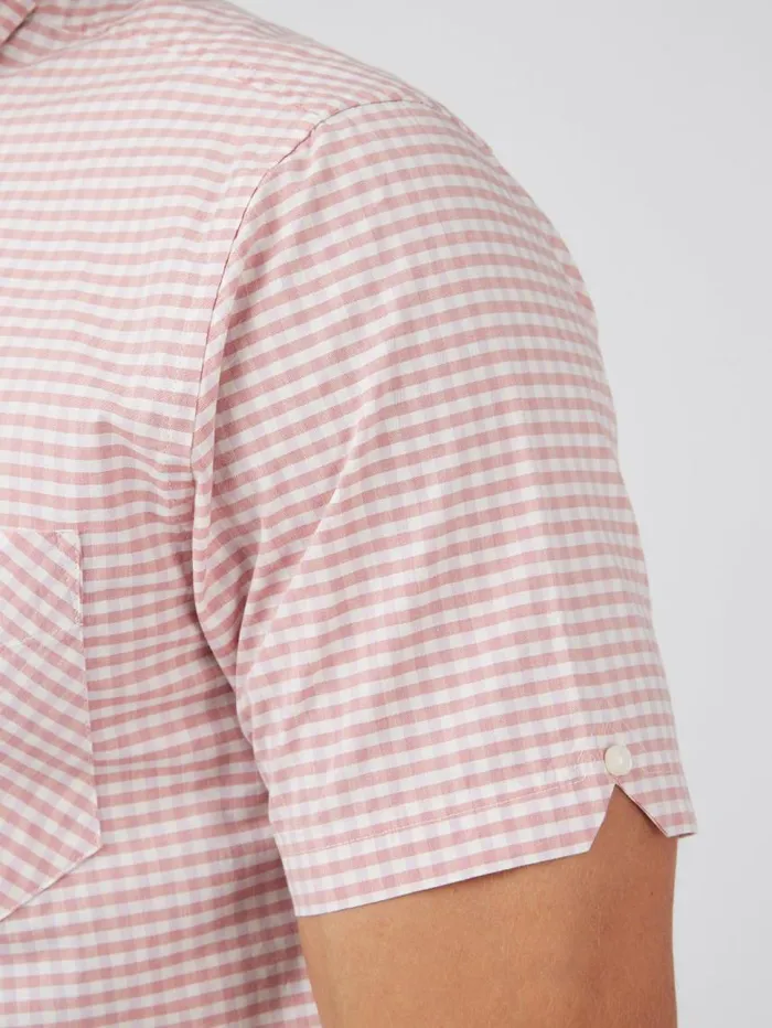 Men Ben Sherman Heritage Check Shirts Signature Gingham ShortSleeve Shirt 8211 Raspberry Men Ben Sherman Heritage Check Shirts Signature Gingham ShortSleeve Shirt 8211 Raspberry