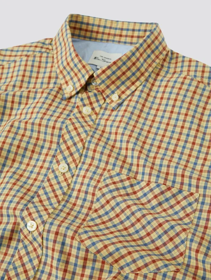 Men Ben Sherman Heritage Check Shirts Signature House Check LongSleeve Shirt 8211 Lemon Men Ben Sherman Heritage Check Shirts Signature House Check LongSleeve Shirt 8211 Lemon