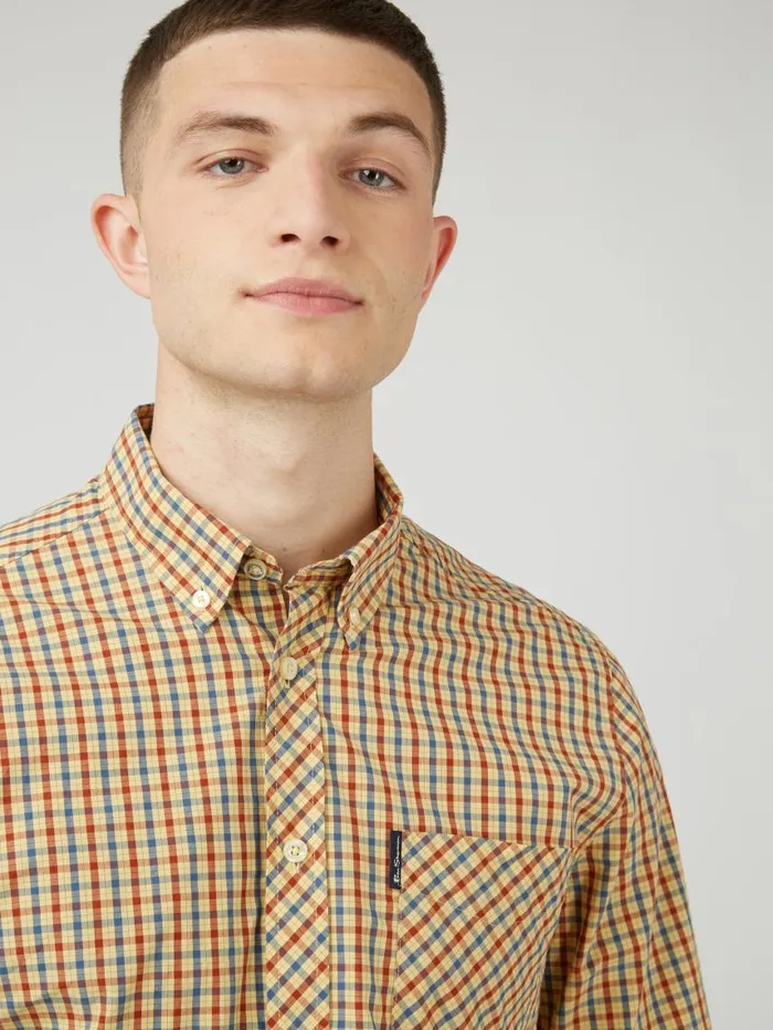 Men Ben Sherman Heritage Check Shirts Signature House Check LongSleeve Shirt 8211 Lemon Men Ben Sherman Heritage Check Shirts Signature House Check LongSleeve Shirt 8211 Lemon