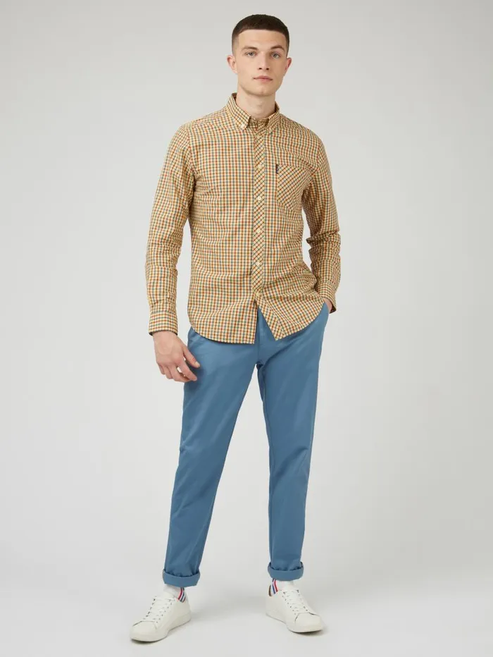 Men Ben Sherman Heritage Check Shirts Signature House Check LongSleeve Shirt 8211 Lemon Men Ben Sherman Heritage Check Shirts Signature House Check LongSleeve Shirt 8211 Lemon