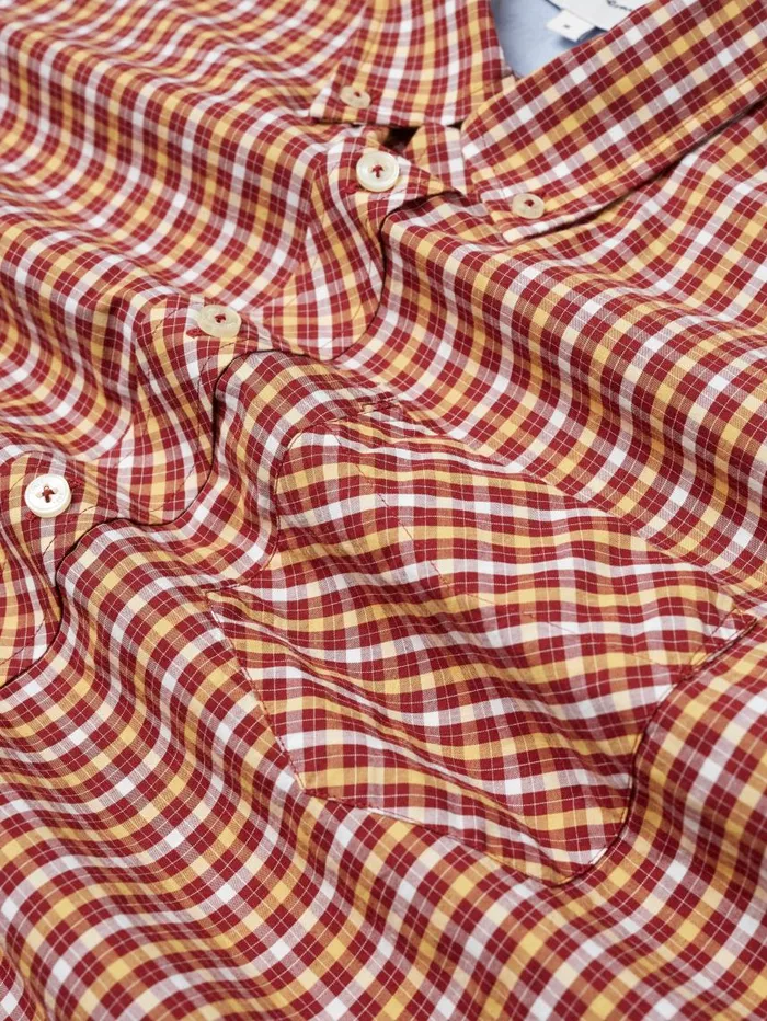 Men Ben Sherman Heritage Check Shirts Signature LongSleeve House Check Shirt 8211 Claret Men Ben Sherman Heritage Check Shirts Signature LongSleeve House Check Shirt 8211 Claret