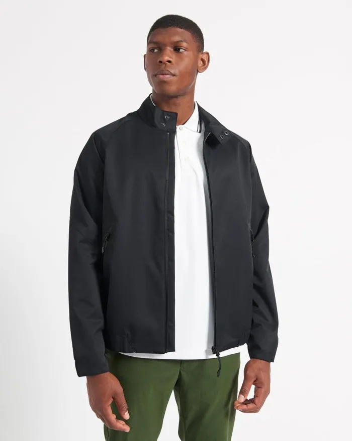 Men Ben Sherman Jackets and Outerwear Waterproof Harrington Jacket 8211 Black Men Ben Sherman Jackets and Outerwear Waterproof Harrington Jacket 8211 Black