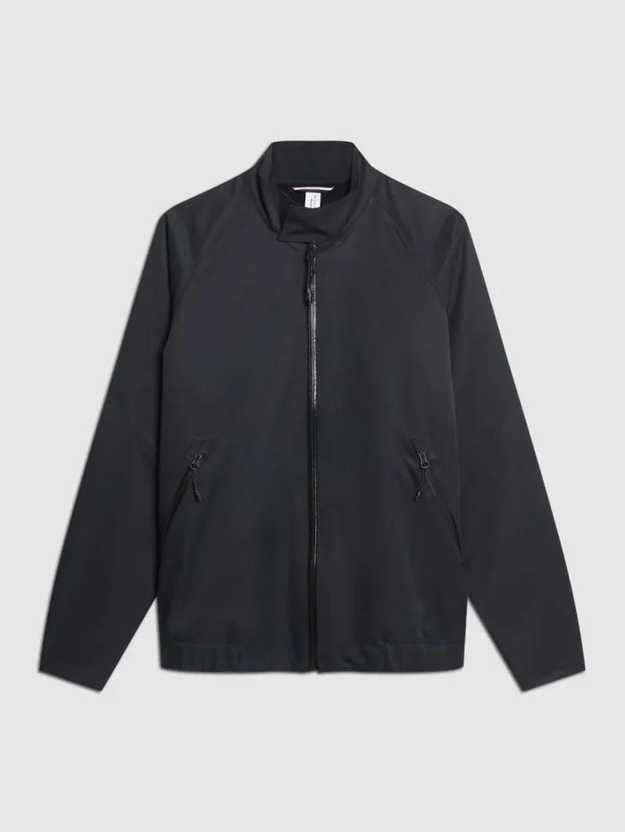 Men Ben Sherman Jackets and Outerwear Waterproof Harrington Jacket 8211 Black