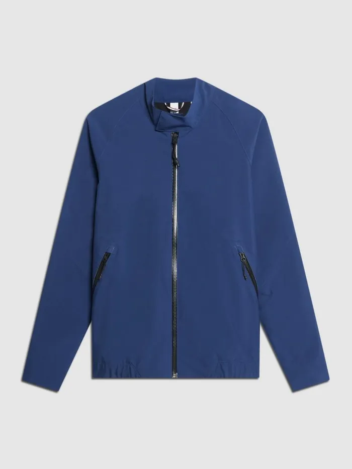 Men Ben Sherman Jackets and Outerwear Waterproof Harrington Jacket 8211 Marine