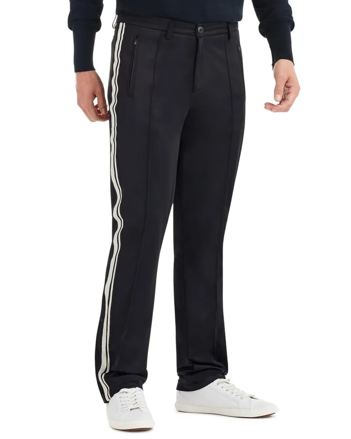 Men Ben Sherman Joggers and Track Pants Side Stripe Track Pant 8211 Black