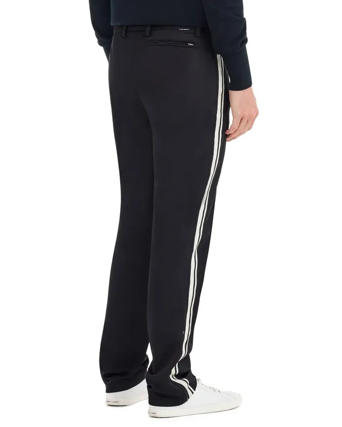 Men Ben Sherman Joggers and Track Pants Side Stripe Track Pant 8211 Black