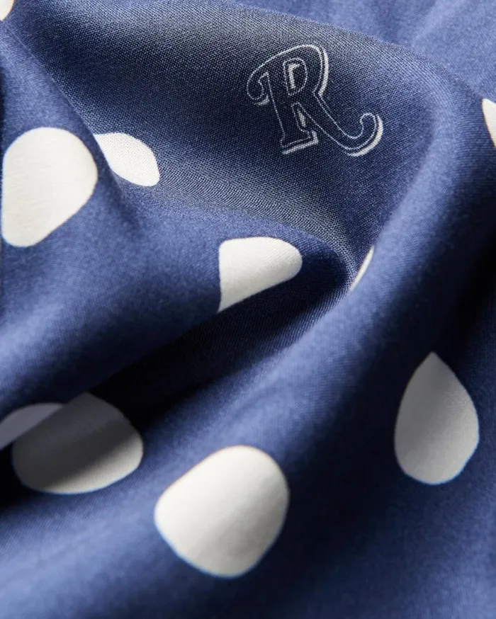Men Ben Sherman Long Sleeve Shirts Rolling Stone Spotted Logo Shirt