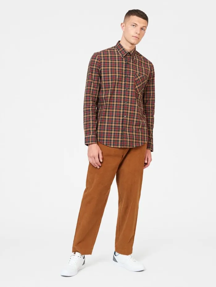 Men Ben Sherman Long Sleeve Shirts Signature Classic Check Shirt 8211 Red Men Ben Sherman Long Sleeve Shirts Signature Classic Check Shirt 8211 Red