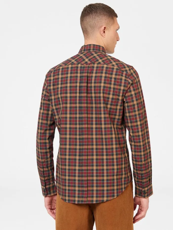 Men Ben Sherman Long Sleeve Shirts Signature Classic Check Shirt 8211 Red Men Ben Sherman Long Sleeve Shirts Signature Classic Check Shirt 8211 Red