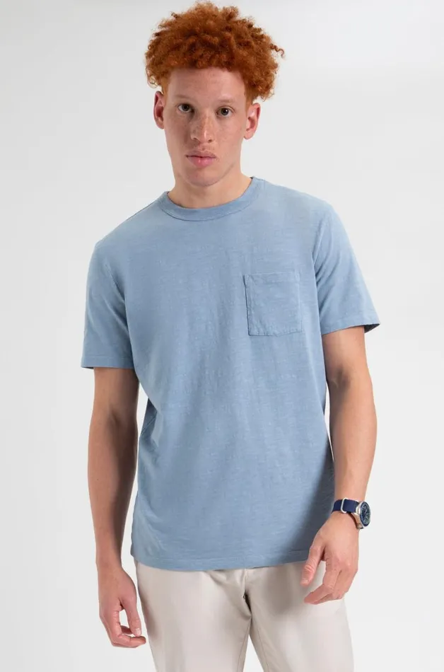 Men Ben Sherman TShirts and Graphic Tees Garment Dye Beatnik ShortSleeve TShirt 8211 Pale Blue Men Ben Sherman TShirts and Graphic Tees Garment Dye Beatnik ShortSleeve TShirt 8211 Pale Blue