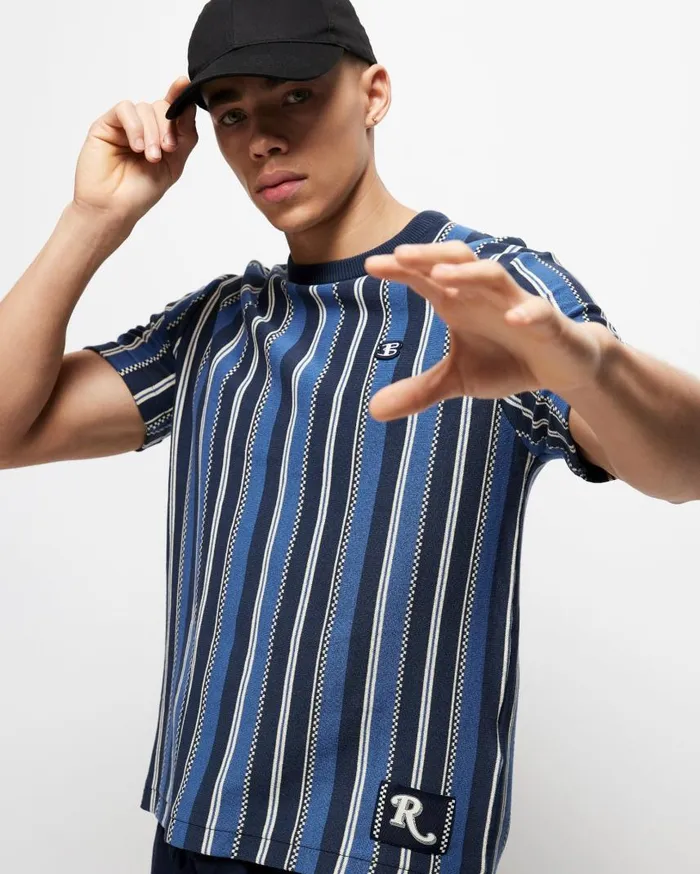 Men Ben Sherman TShirts and Graphic Tees Rolling Stone Knitted Stripe Tee