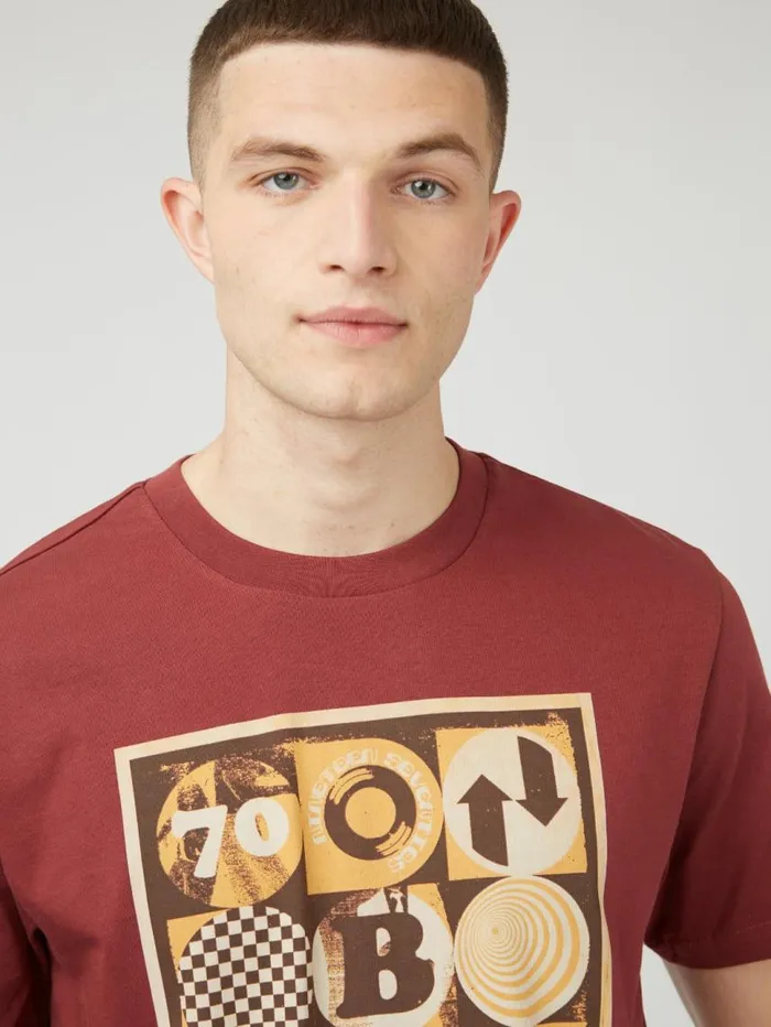 Men Ben Sherman TShirts and Graphic Tees Signature 1970s Graphic Tee Men Ben Sherman TShirts and Graphic Tees Signature 1970s Graphic Tee