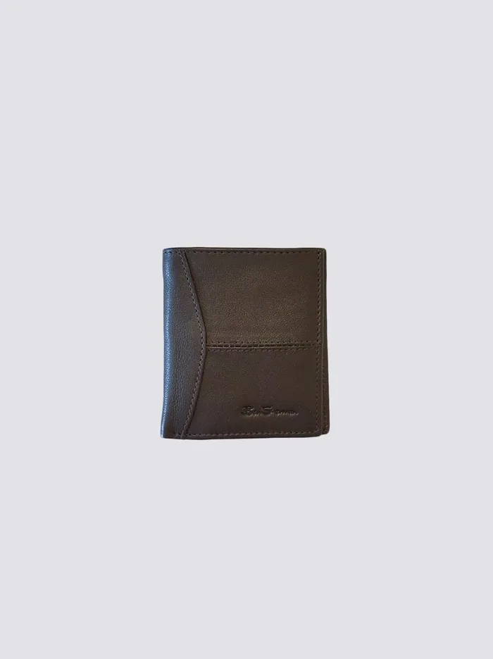 Men Ben Sherman Wallets and Card Holders Coles Leather Micro Wallet 8211 Brown Men Ben Sherman Wallets and Card Holders Coles Leather Micro Wallet 8211 Brown