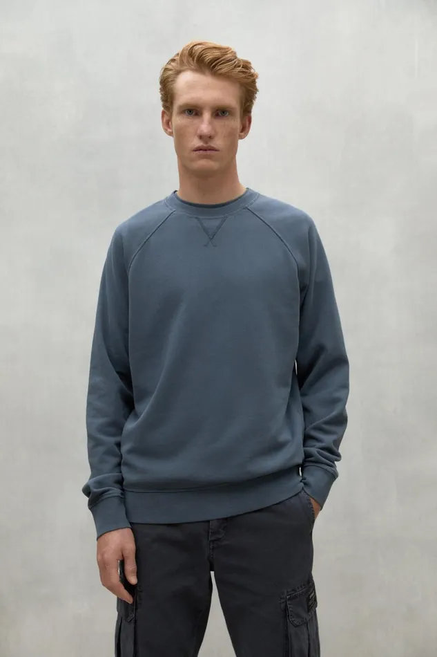 Men Blue Berja Sweatshirt Ecoalf Sweatshirts