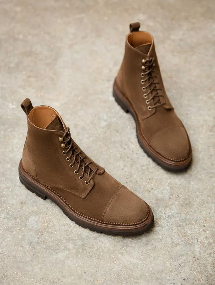 Men Boots Bobbies Alan Khaki Brown