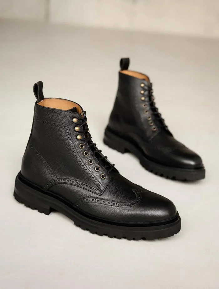 Men Boots Bobbies Leandro Caviar