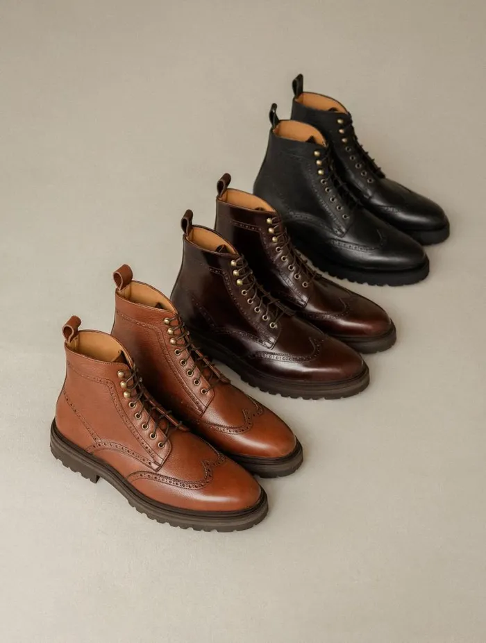Men Boots Bobbies Leandro Caviar Men Boots Bobbies Leandro Caviar