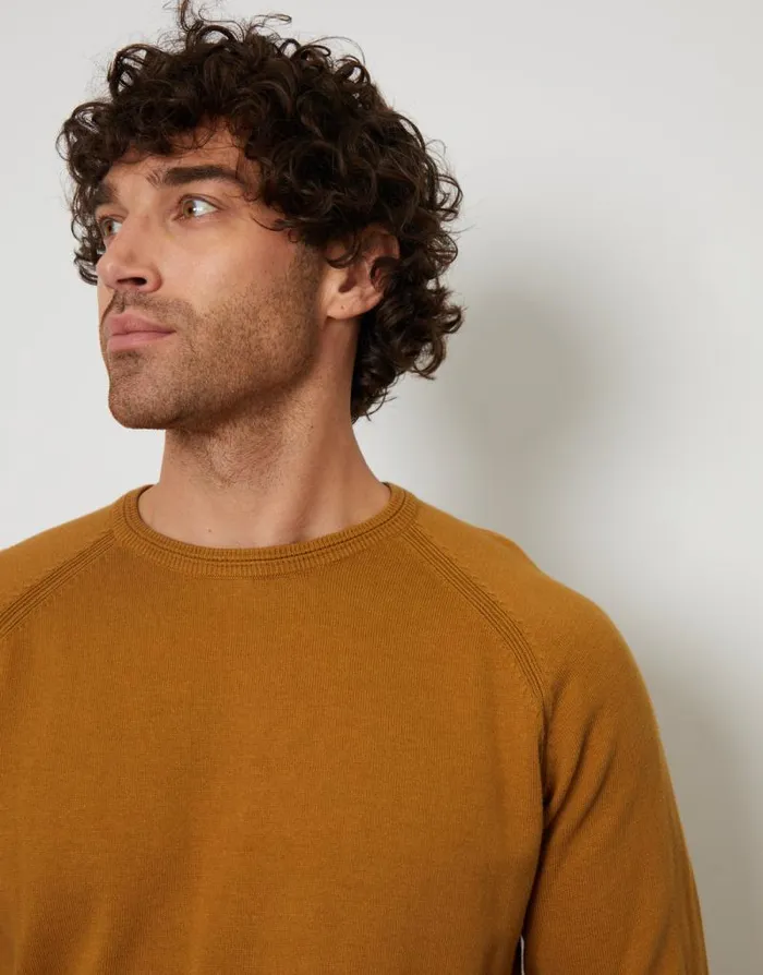 Men Camel Crew Neck Knitted Jumper Threadbare Jumpers Men Camel Crew Neck Knitted Jumper Threadbare Jumpers