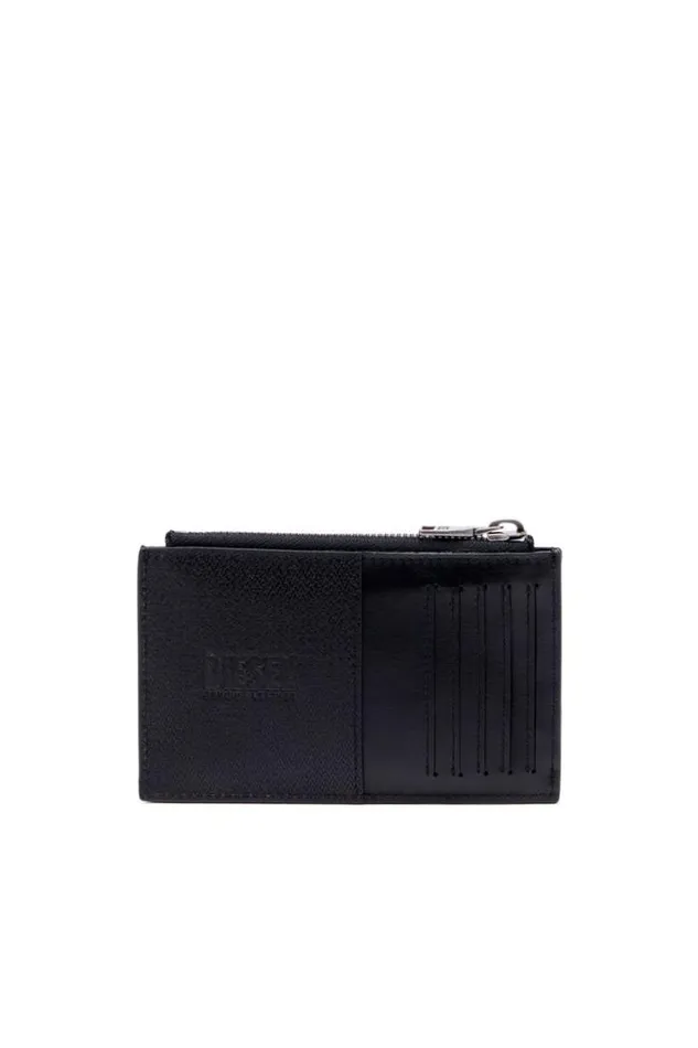 Men Card Holder Coin M Black Diesel Wallets Men Card Holder Coin M Black Diesel Wallets