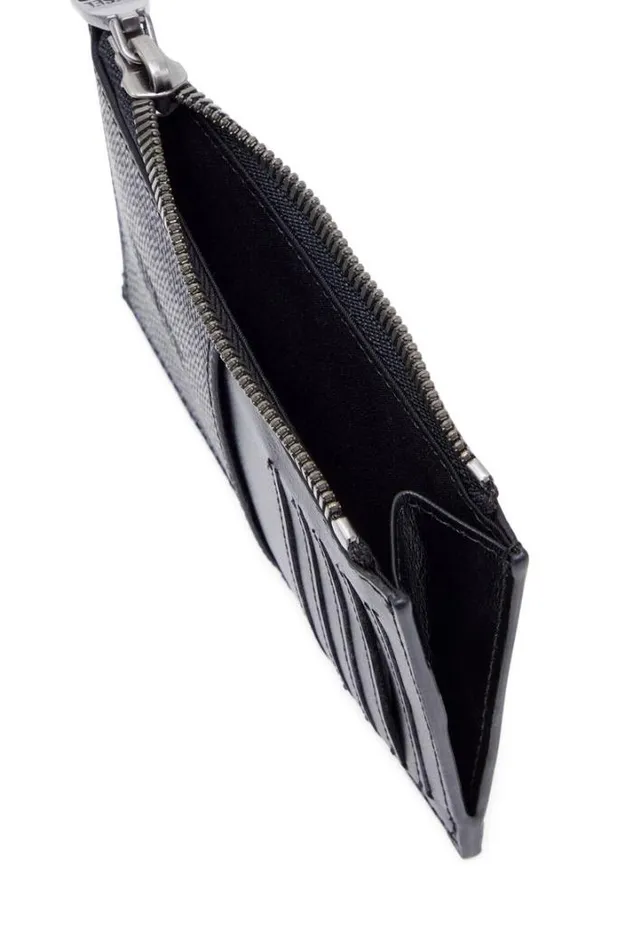 Men Card Holder Coin M Black Diesel Wallets Men Card Holder Coin M Black Diesel Wallets