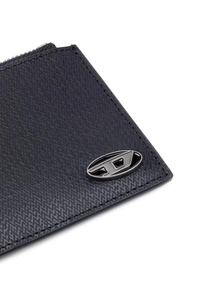 Men Card Holder Coin M Black Diesel Wallets Men Card Holder Coin M Black Diesel Wallets
