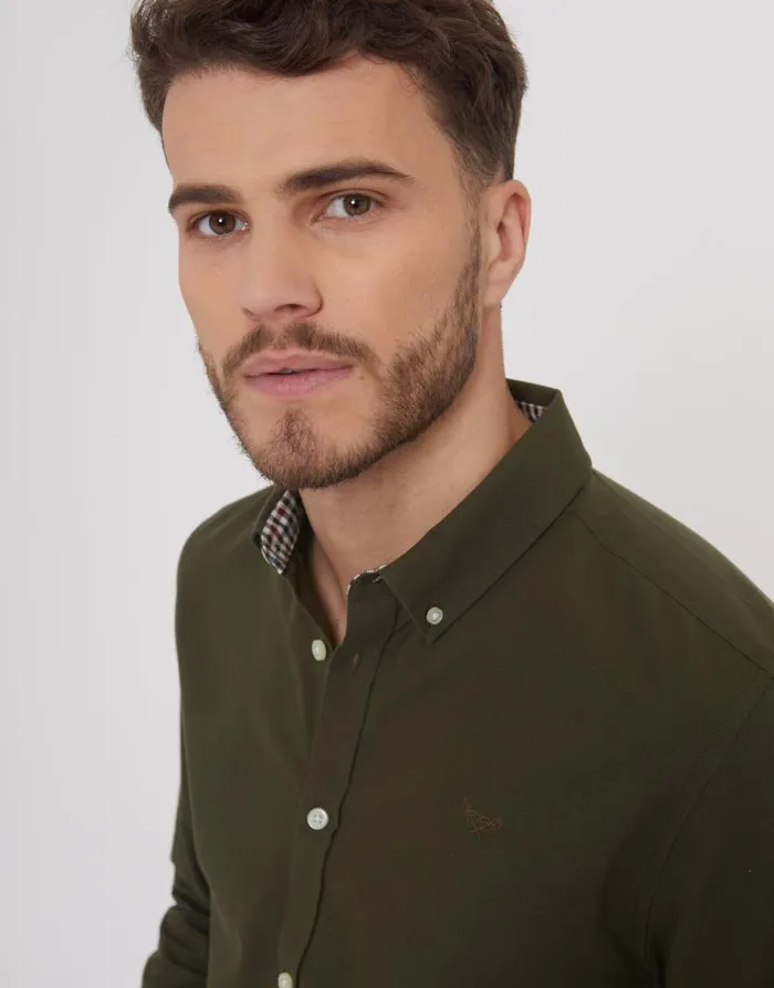 Men Chocolate Long Sleeve Slim Fit Shirt Threadbare Shirts Men Chocolate Long Sleeve Slim Fit Shirt Threadbare Shirts