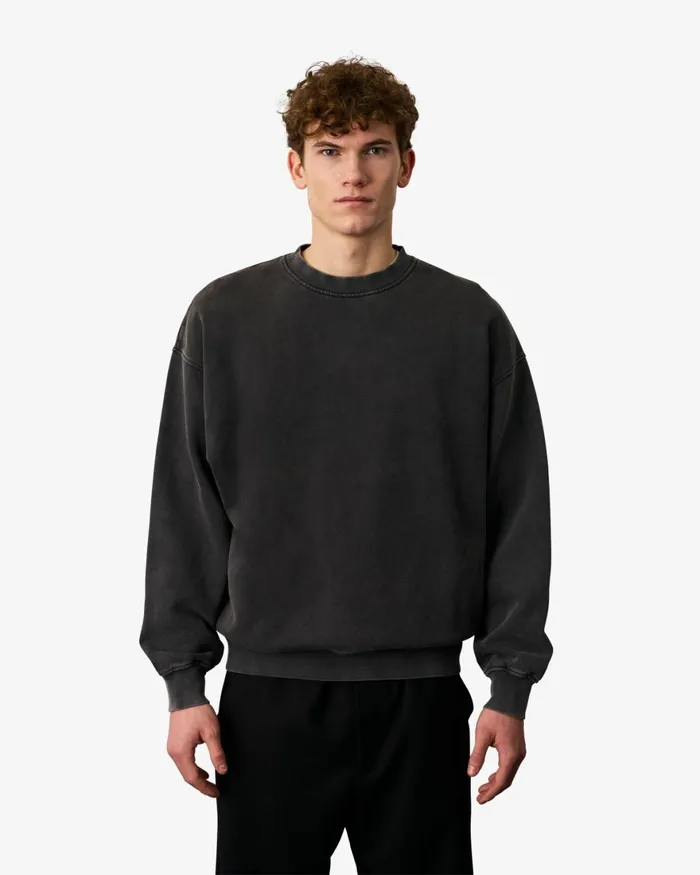 Men Crewneck Sweatshirts Colorful Standard Organic Oversized Crew Optical White
