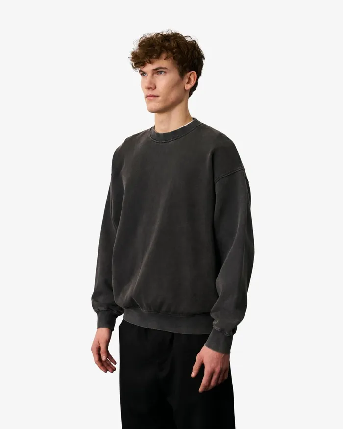 Men Crewneck Sweatshirts Colorful Standard Organic Oversized Crew Optical White