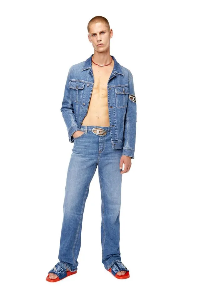 Men DBarcyFsc Light Blue Diesel Outerwear And Jackets