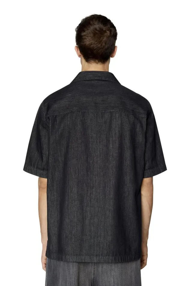 Men DParoshort Blackdark Grey Diesel Shirts Men DParoshort Blackdark Grey Diesel Shirts