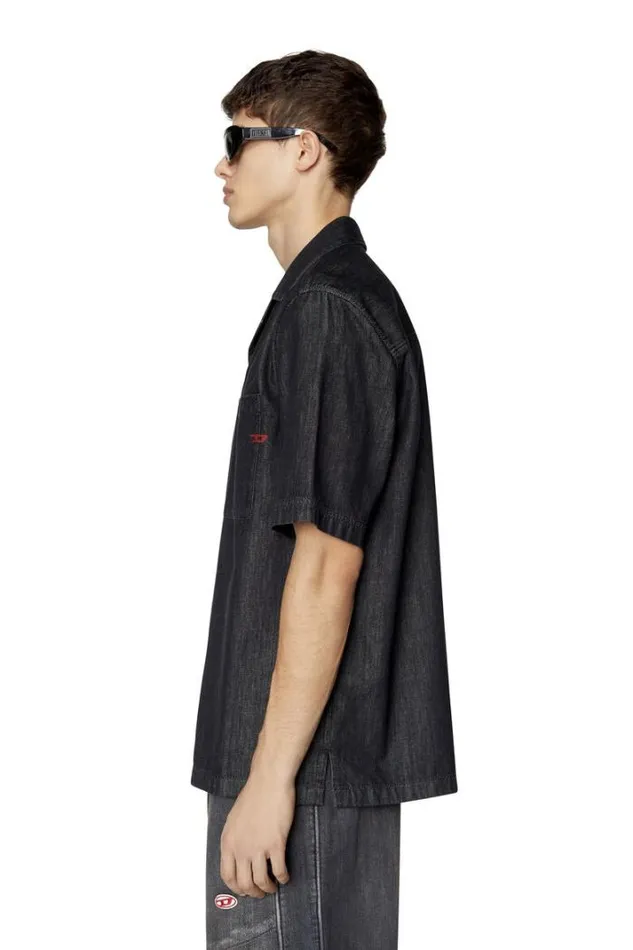 Men DParoshort Blackdark Grey Diesel Shirts Men DParoshort Blackdark Grey Diesel Shirts