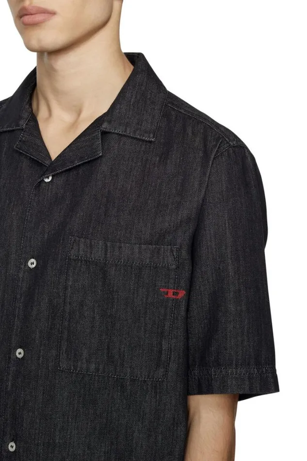 Men DParoshort Blackdark Grey Diesel Shirts Men DParoshort Blackdark Grey Diesel Shirts