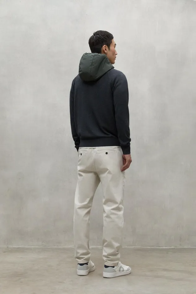 Men Dark Grey Peral Sweatshirt Ecoalf Knitwear