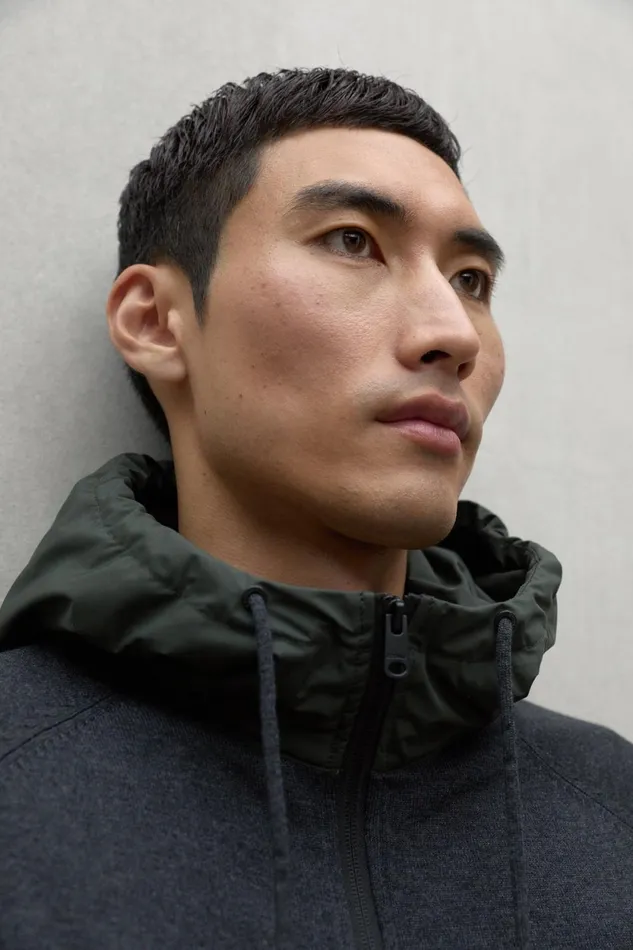 Men Dark Grey Peral Sweatshirt Ecoalf Knitwear