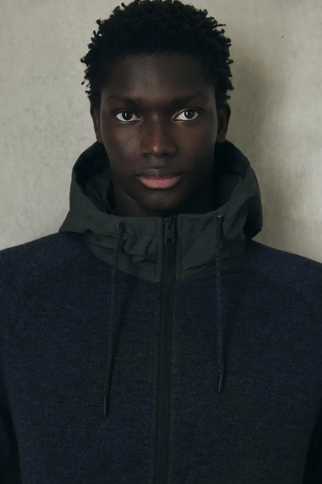 Men Dark Grey Peral Sweatshirt Ecoalf Knitwear