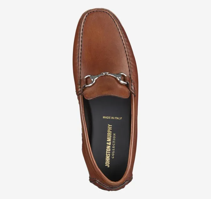 Men Dayton Bit Loafer Brown Italian Calfskin JohnstonandMurphy SlipOns and Loafers Men Dayton Bit Loafer Brown Italian Calfskin JohnstonandMurphy SlipOns and Loafers