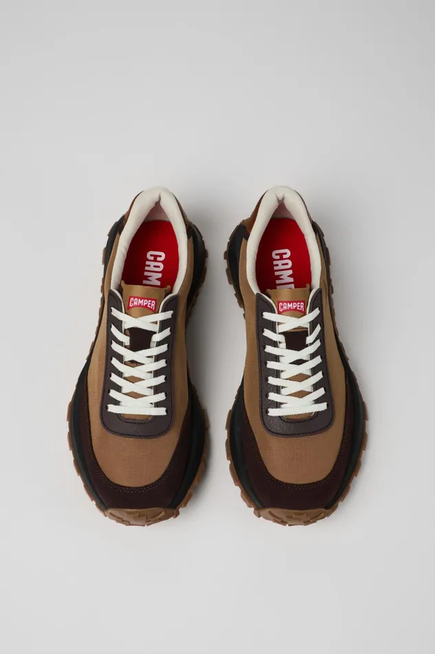 Men Drift Trail VIBRAM Brown TextileNubuck Sneaker Camper Sneakers Men Drift Trail VIBRAM Brown TextileNubuck Sneaker Camper Sneakers
