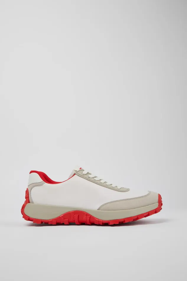 Men Drift Trail VIBRAM White Recycled PET And Nubuck Sneakers Camper Sneakers Men Drift Trail VIBRAM White Recycled PET And Nubuck Sneakers Camper Sneakers