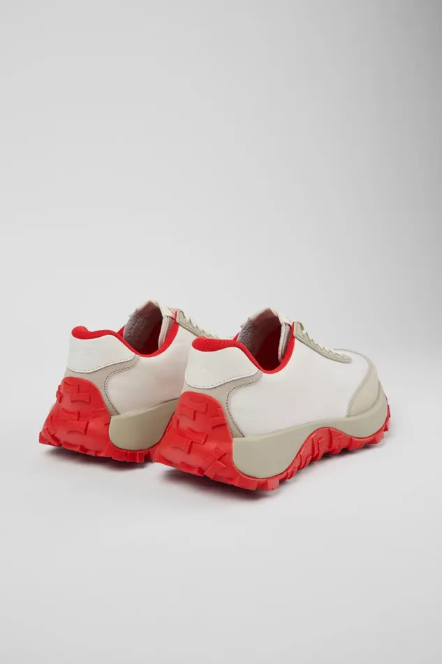 Men Drift Trail VIBRAM White Recycled PET And Nubuck Sneakers Camper Sneakers Men Drift Trail VIBRAM White Recycled PET And Nubuck Sneakers Camper Sneakers