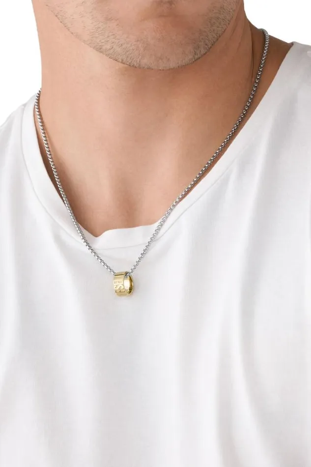 Men Dx1398 Gold Diesel Jewelry Men Dx1398 Gold Diesel Jewelry