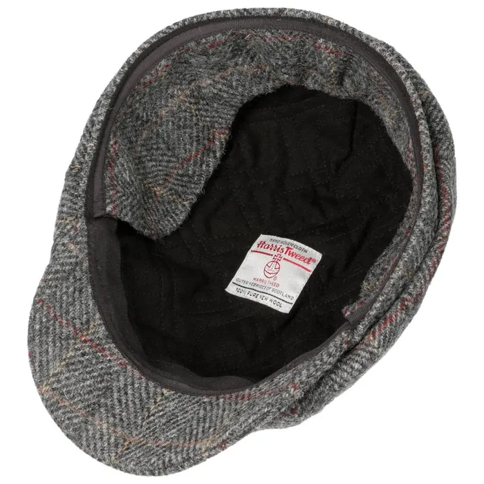 Men Flat Caps Mayser Seven Premium Harris Tweed Flat Cap Blue Men Flat Caps Mayser Seven Premium Harris Tweed Flat Cap Blue