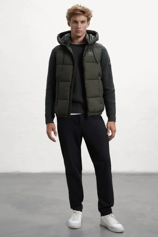 Men Green Dablam Vest Ecoalf Vests